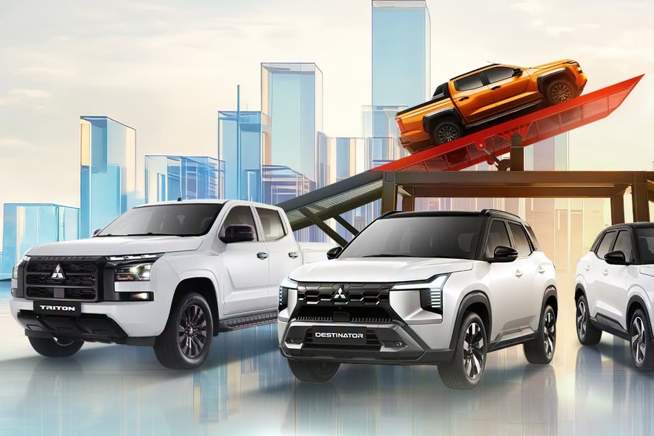 Triton, Destinator và bệ thử dốc trong hình ảnh Mitsubishi Festival 2026